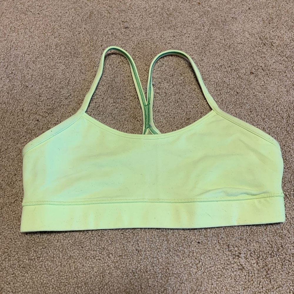 Lime Green Sports Bra